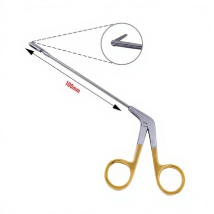 Retrograde Up-Cutting Backbiting Antrum Punch Forceps (13 cm) for ENT & FESS