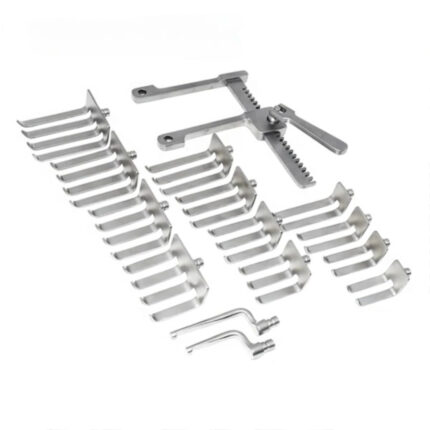 Caspar Vertebral Column Retractor Set (16 Pieces) for Spinal Procedures